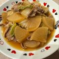 my7033's cooksnap of when they made ほっこぉ～り♪白菜✿大根✿豚肉煮.
