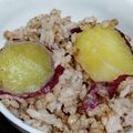 cyobindish's cooksnap of when they made もち麦米とひじきのプチプチ炊き込みご飯.