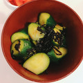 muchan06's cooksnap of when they made きゅうりの塩昆布和え.
