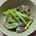 リープリヒ's cooksnap of when they made 豚こま肉とアスパラのねぎ塩レモン炒め.