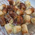 明日の風☆'s cooksnap of when they made 子供が好きな天ぷら♪チーズ竹輪の磯辺揚げ.
