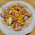 ♡ナムギュ♡'s cooksnap of when they made 魚肉ソーセージと玉ねぎのマヨ醤油炒め.