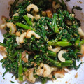 クックI7NH21☆'s cooksnap of when they made 春菊とちくわのごま和え*副菜お弁当にも.