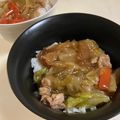 papikun's cooksnap of when they made キャベツの中華丼.