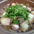 まめたん's cooksnap of when they made 山形の郷土料理🐾芋煮.