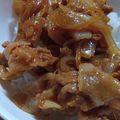 コキンＣ's cooksnap of when they made 豚こまと玉ねぎだけでできる簡単絶品豚丼.
