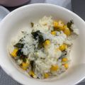 maaaaaccha's cooksnap of when they made 子供が大好き☆わかめとコーン炊き込みご飯.
