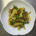 mi_co22's cooksnap of when they made エリンギ、しめじ、インゲンのきんぴら.