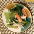 ミドランドキッチン's cooksnap of when they made カニカマと青梗菜のおひたし＊ごま油和え.