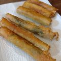 ばたみそーぱん☆'s cooksnap of when they made 旨っ！カニカマとチーズの春巻き.