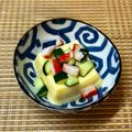 にきけん's cooksnap of when they made 簡単☆たまご豆腐に、かにかま&きゅうり♪.