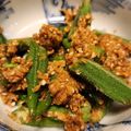 こきなりチャンネル父's cooksnap of when they made オクラのゴマ味噌和え.