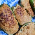 がんばれあやちゃん's cooksnap of when they made 片栗粉不要◎ピーマンの肉詰め.