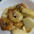 ｋａｍｉｙａｍａ's cooksnap of when they made オイマヨガーリックでカブ海老こってり炒め.