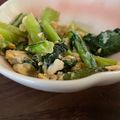 たじ満塁's cooksnap of when they made 小松菜と卵のポン酢炒め.