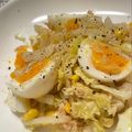 QPはにー's cooksnap of when they made ☆簡単☆たまごと白菜のやみつきツナサラダ.