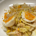QPはにー's cooksnap of when they made ☆簡単☆たまごと白菜のやみつきツナサラダ.