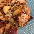 おやつ缶's cooksnap of when they made 鶏肉とれんこんとさつまいもの甘酢炒め.