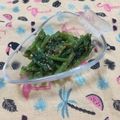 ﾁｲﾁｬﾝﾏﾏ's cooksnap of when they made ホウレン草のゴマ和え.
