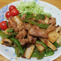 クックHBQ370☆'s cooksnap of when they made うま♪長いもと豚コマとピーマンの中華炒め.