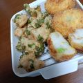 よちりん's cooksnap of when they made パセリ、人参の葉消費に鶏むね天ぷら！.