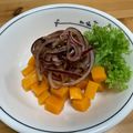 ぽろっとＱちゃん's cooksnap of when they made ♪かぼちゃの玉ねぎソースかけ♪.