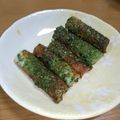 えりこ82☆'s cooksnap of when they made 歯ごたえ最高☆青のりまみれの竹輪磯辺揚げ.