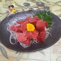 みかかめ's cooksnap of when they made 裏技？お刺身の盛り付け再現２秒！.