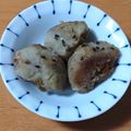 ちーちゃんこーちゃん's cooksnap of when they made 秋のおやつに！大学いももち.