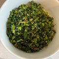 しま☆☆'s cooksnap of when they made かぶの葉のふりかけ.