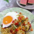 クックHG9V8Y☆'s cooksnap of when they made 目玉焼き乗せ♬カレーチャーハン☆.
