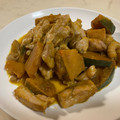 papikun's cooksnap of when they made かぼちゃと鶏肉のカレー炒め.