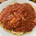 リポたん's cooksnap of when they made あのお店のトマトとにんにくのスパゲッティ.