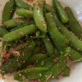 ニコりん♡'s cooksnap of when they made スナップえんどうのごまおかか和え.