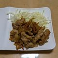 ラリー＆サラ's cooksnap of when they made 【保育園給食】豚肉の生姜焼き.