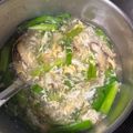タラレバ03's cooksnap of when they made にらたまスープ.