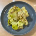 ゆうたつママ's cooksnap of when they made 簡単一品！ポロネギのマスタードチーズ焼き.