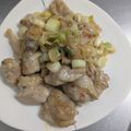 庵chai's cooksnap of when they made ねぎと鶏肉のスイートチリソース炒め.