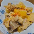 かんなゆ's cooksnap of when they made 牛すじ煮込み★すじこん～牛すじ味噌煮込み.