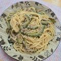2児ママ's cooksnap of when they made ゴーヤとツナのバター醤油スパゲティー.
