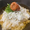 にゃつめ〜's cooksnap of when they made ふっくら❤釜揚げしらす丼　うめ＋大葉のせ.