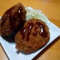 ちくわ君's cooksnap of when they made 玉ねぎたっぷりメンチカツ.