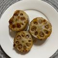 バウンド's cooksnap of when they made 手軽にレンコンのはさみ焼き♪.