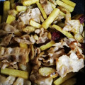 ぽぽぺっぺ's cooksnap of when they made さつま芋とごぼうのデリ風甘辛炒め.