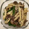 すず華's cooksnap of when they made 牛肉と筍とピーマンのオイスターソース炒め.