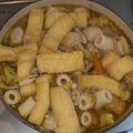 yama_miu's cooksnap of when they made 鶏肉団子＆春雨ちゅるちゅるお鍋.
