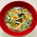 あっこ姉's cooksnap of when they made 鶏ガラで＊きのことお野菜のスープ.