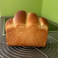 aentli's cooksnap of when they made デニッシュみたい＾＾角ブリオッシュ食パン.