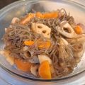 yukoko☆'s cooksnap of when they made レンコン♪人参♪コンニャク♪の甘辛煮物♡.