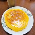 たいちん☆'s cooksnap of when they made フンワリお豆腐パンケーキ.